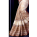 Luxurious Off White Colored Embroidered Georgette Net Saree Luxurious Off White Colored Embroidered Georgette Net Saree